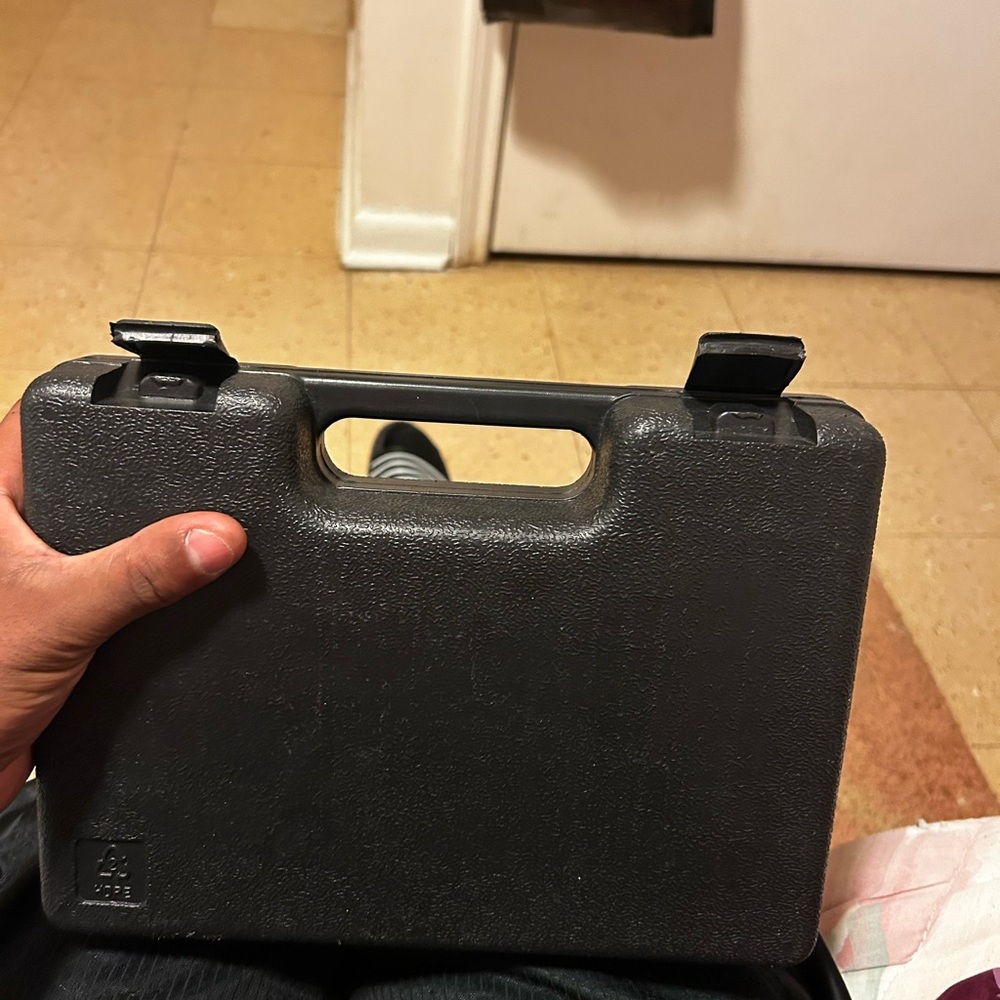 Black Hard Shell Carrying Case